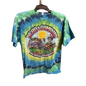DEAD AND COMPANY Summer Tour 2018 Concert T-Shirt Adult Medium Tie Dye Grateful